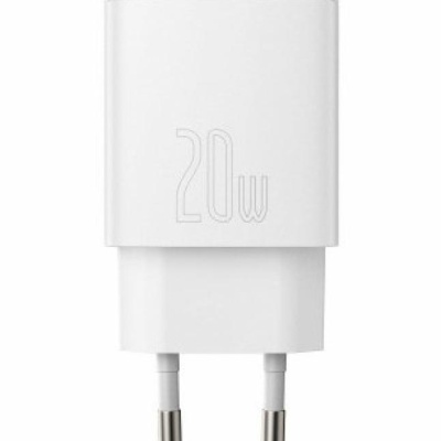 Incarcator Baseus Compact, fast charge 20W, alb - Img 3