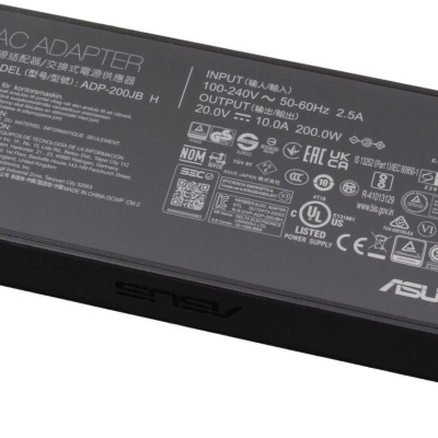 Incarcator original pentru laptop Asus VivoBook Pro 15 N6505M, N6505MU, N6505MV, N6506C, N6506CU, N6506M, N6506MU, N6506MV, Q533M, Q533MJ, Q543B, Q543MJ, Q543MJ ADP-200JB H, 20V 10A 200W