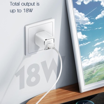 Incarcator retea Serioux 30W Quick Charge, Intrare AC100-240V~ 50/60Hz 0.7A Max, PD Ieșire: 5V-3A, 9V-3A, 12V-2.5A, 15V 2A, 20V=1.5A (30W), QC Ieșire: 5V-3A, 9V-2A, 12V=1.5A (18W), PD+QC=5V=3.6A, Total: 30W Max - Img 6