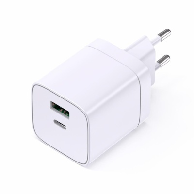 INCARCATOR SERIOUX 45W USB-C & USB-A de perete, USB-C: 5V/3A, 9V/3A, 12V/3A, 15V/3A, 20V/2,25A (45W) PPS: 3,3-11V/4,05A (45W), USB-A: 5V/3A, 9V/2A, 12V/1,5A (18W) USB-C+USB-A: 30W+12W=42W max. - Img 4