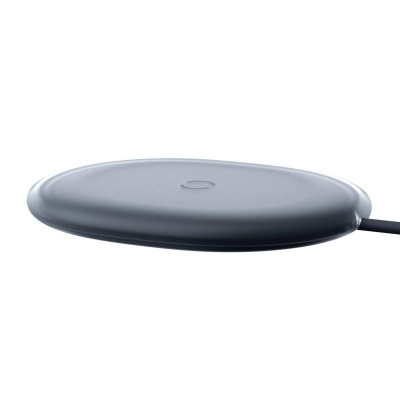 INCARCATOR wireless Baseus Jelly Qi 15W, compatibilitate smartphones si airpods, cablu Type-C la USB inclus, negru - Img 8