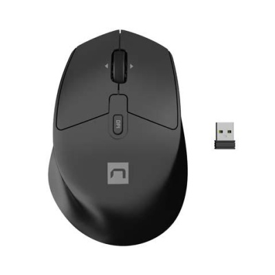 Kit Natec NATEC STINGRAY 2, tastatura wireless tip membrana, 109 taste, mouse wireless, rezolutie maxima 1400 DPI, senzor Blue Sense, negru - Img 4