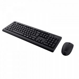 Kit Trust Primo tastatura standard, mouse wireless optic, rezoltie maxima 1200 DPI, negru - Img 4