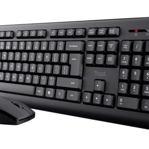 Kit Trust Primo tastatura standard, mouse wireless optic, rezoltie maxima 1200 DPI, negru - Img 6