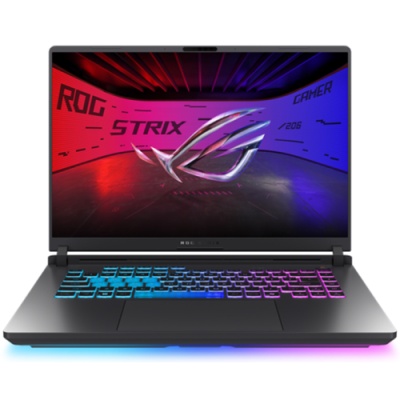 Laptop Gaming ASUS ROG Strix G16, cu procesor AMD Ryzen 9 8940HX, 16'' IPS, 16 GB DDR5, 512 GB, nVidia GeForce RTX 5050, 8GB GDDR7, Fr OS, 2 ani Garantie