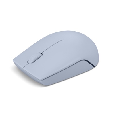 Lenovo 300 Wireless Compact Mouse Frost Blue, Tip: Standard, Rezolutie (dpi): 1000 dpi, Butoane/rotite, 3, Interfata mouse/ Tehnologie: Wireless, Interfata receiver, dongle USB 2.4GHz, Culoare: Albastru, Dimensiune (mm): 97.91 x 57.99 x 32.53 mm, - Img 3