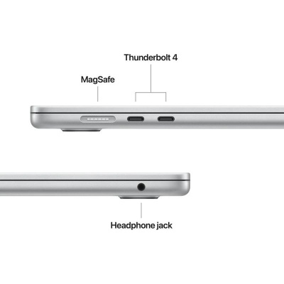 MacBook Air 15.3" Retina/Apple M5 (CPU 10-core, GPU 10-core, NeuralEngine16-core)/24GB/512GB - Silver - INT KB (No Adapter) - 2026 (CTO from MDV94RO/A) - Img 3