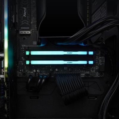 Memorie KINGSTON 32GB DDR5 6000MHz CL30 Dual Channel Kit FURY Beast RGB - Img 7
