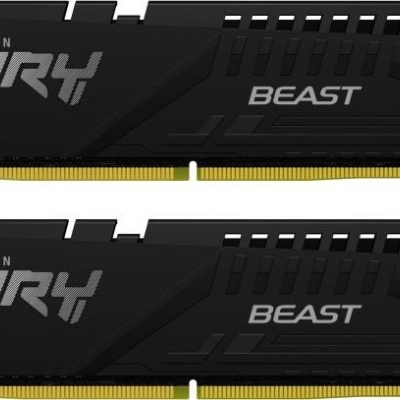 Memorie RAM Kingston DDR5 16GB 6000Mhz CL30 1.4V Dual Channel Kit Fury Beast Black EXPO