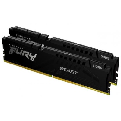 Memorie RAM Kingston DDR5 32GB 5600Mhz CL40 1.25V Dual Channel Kit Fury Beast Black XMP