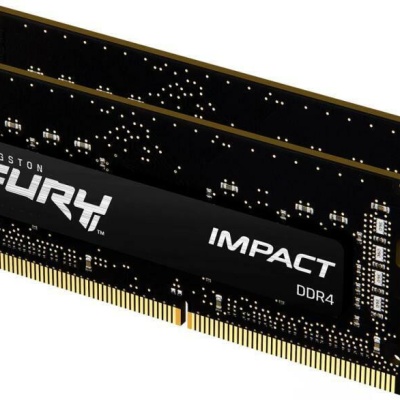 Memorie RAM notebook Kingston , 32GB, DDR4, 2666MHz, CL16, 1.2v, Dual Channel Kit FURY Impact