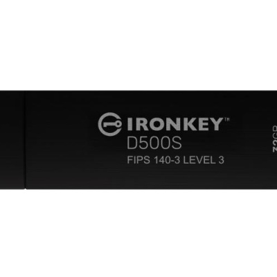 Memorie USB Kingston IronKey D500S 32GB, USB Type-A, Negru