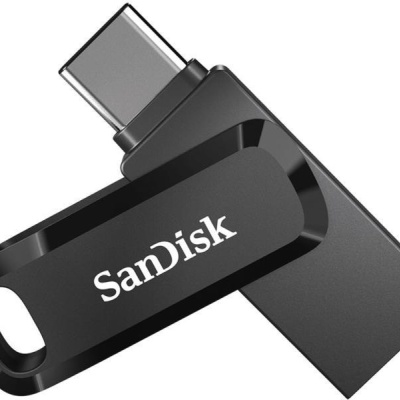 Memorie USB SanDisk Ultra Dual Drive Go 256 GB, USB Type-C, Negru