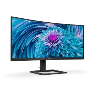 Monitor 34" PHILIPS 346E2CUAE, QHD 3440*1440, 100 Hz, 300 cd/mp, 21:9 ,Anti-Glare, 3H, Haze 25%, WLED, VA, 3000:1, Flicker-free, 4 ms, 178/178,DP, HDMI, USB-C, audio out, boxe 2*5W, PIP/PBP mode, Kensington lock,VESA 100*100, culoare negru - Img 3