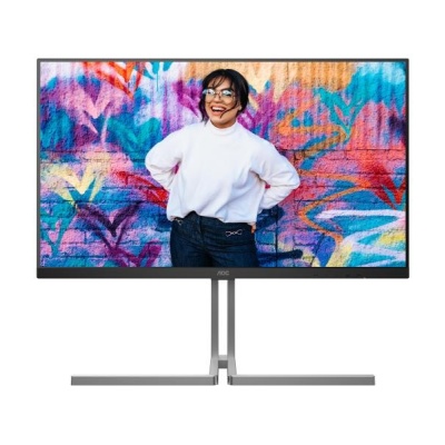 "Monitor AOC 31.5"" U32U3CV, Diagonal (inch): 31.5, Diagonal (cm): 80, Aspect ratio: 16:9, Panel: IPS, Resolution: 3840x2160, Refresh Rate: 60Hz, Response time GtG: 4ms, Brightness (max): 400 cd/m², Contrast (static) : 1000:1, Contrast (dynamic): 50M:1, - Img 3
