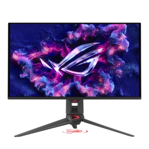 Monitor Asus 26.5" PG27UCDM, Diagonal (inch): 26.5, Diagonal (cm): 67, Aspect ratio: 16:9, Panel: QD-OLED, Resolution: 3840x2160, Refresh Rate: 240Hz, Response time GtG: 0.03, Brightness (max): 450 cd/m², Contrast (static) : 1.5M:1, Viewing angle:
