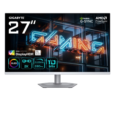 Monitor Gaming GIGABYTE MO27Q2A ICE, 27", 2560 x 1440 pixeli, Black