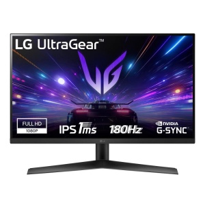 Monitor LG 27" 27GS60F-B.AEU, Diagonal (inch): 27, Diagonal (cm): 69, Aspect ratio: 16:9, Panel: IPS, Resolution: 1920x1080, Refresh Rate: 180Hz, Response time GtG: 1ms, Brightness (max): 300 cd/m², Contrast (static) : 1000:1, Viewing angle: 178/178,