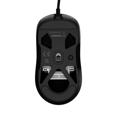 Mouse gaming cu fir Genesis Krypton 660, interfata USB, 12000 DPI, 6 butoane, iluminare RGB, negru - Img 9