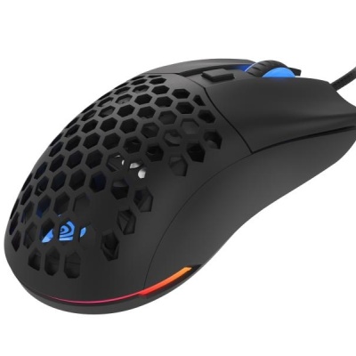 Mouse gaming cu fir Genesis Krypton 750, senzor optic Pixart PAW3333, interfata USB, rezolutie maxima 8000 DPI, numar butoane programabile 6, iluminare RGB, switch mecanic Huano, alb - Img 10