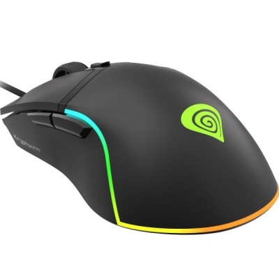 Mouse gaming cu fir Gensesis Krypton 220, senzor optic, interfata USB, rezolutie maxima 6400 DPI, numar butoane 6, iluminare RGB, maximum frame rate 6 666 FPS, negru - Img 5