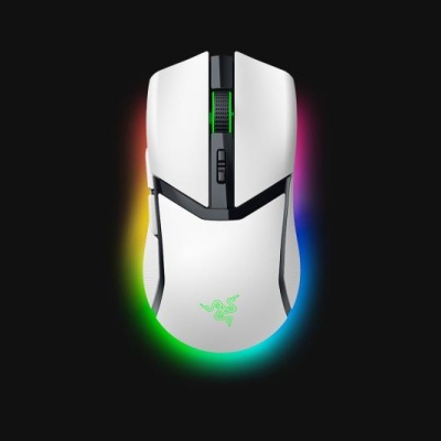 Mouse Razer Cobra Pro wireless, rezolutie 30000 dpi autonomie baterie pana la 100h (1000Hz), pana la 30h (4000Hz*), pana la 170h (Bluetooth), alb - Img 7