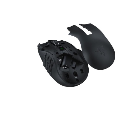 Mouse Razer Naga V2 HyperSpeed Connectivity Razer HyperSpeed Wireless (2.4GHz) Bluetooth Battery Life Up to 250 hours (on HyperSpeed Wireless) Up to 400 hours (on Bluetooth) RGB Lighting None Sensor Focus Pro 30K Optical Sensor - Img 7