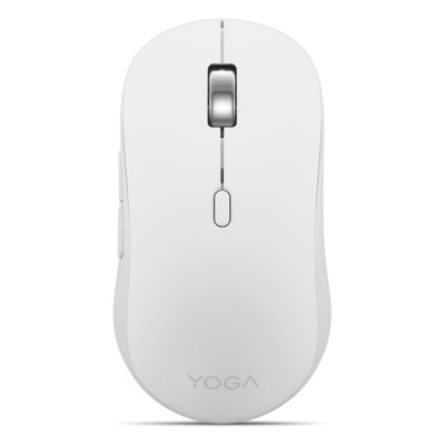 Mouse silentios Bluetooth Lenovo Yoga; pana la 4000DPI; tip: full size ambidextru; senzor: IR optic; numar de butoane: 6 (programabile); conectivitate: Bluetooth 5.3, se poate conecta la 3 dispozitive; greutate: 88g; compatibil cu Windows 10, Windows 11;