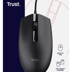 Mouse Trust Basi, cu fir, negru - Img 6