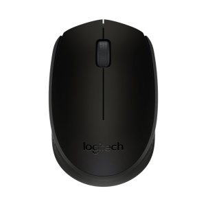 Mouse wireless Logitech B170, optic, interfata USB, rezolutie 1000 DPI, numar butoane 2/1, negru