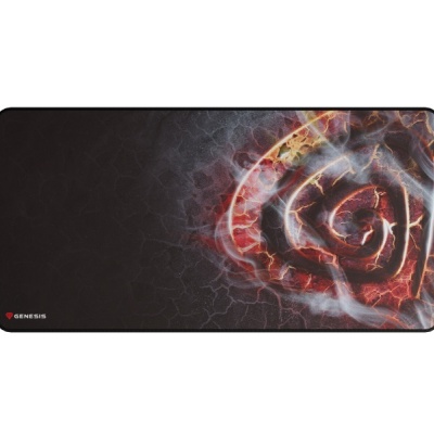 Mousepad Genesis Carbon 500 Maxi Lava G2, material cauciuc + material textil, dimensiuni 900 x 450 x 2.5 mm, multicolor