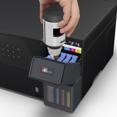 Multifunctional inkjet color Epson EcoTank CISS L6360, dimensiune A4 (Printare,Copiere, Scanare), printare borderless, viteza 33ppm alb-negru, 20ppm color, rezolutie 4800x1200 dpi, alimentare hartie 250 coli, duplex automat ,scanner CIS rezolutie - Img 2