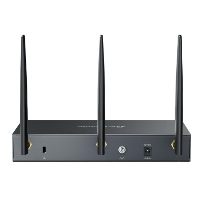 "Omada AX3000 Wi-Fi 6 Gigabit VPN Router PORT: 1× Gigabit SFP WAN/LAN Port, 1× Gigabit RJ45 WAN Port, 4× Gigabit WAN/LAN RJ45 Ports, 1× USB 3.0 SPEED: 574Mbps at 2.4 GHz + 2402 Mbps at 5 GHz (HE160) FEATURE: Integration with Omada SDN Controller, Support - Img 2