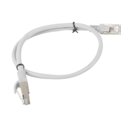 Patch cord Cat.6 UTP 0,5 m gri, Fluke Passed
