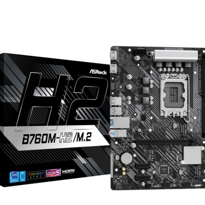 Placa de baza ASRock B760M-H2/M.2, Socket 1700, DDR5, Micro-ATX