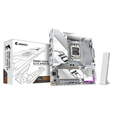 Placa de bază Gigabyte B850M AORUS ELITE WIFI6E ICE AM5 - Img 7