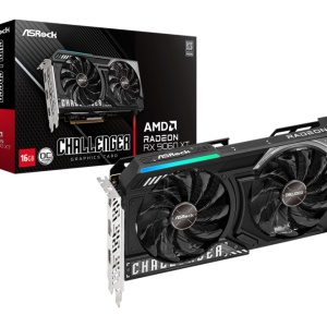 Placa Video ASROCK AMD RADEON RX9060 XT CHALLENGER OC 16GB GDDR6 128 bit, PCIE5.0, 1x HDMI 2x DP