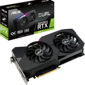 Placa video ASUS GeForce RTX 3060 DUAL O12G LHR 12GB GDDR6 192-bit