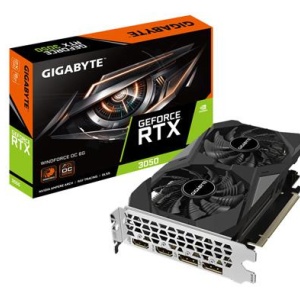 Placa Video GIGABYTE GEFORCE RTX 3050 WINDFORCE OC 6GB GDDR6 96 bit, 2x DP 2x HDMI