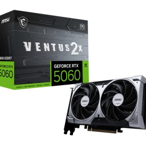 Placa Video MSI GEFORCE RTX 5060 VENTUS 2X OC 8GB GDDR7 128 bit, PCIE 5.0, 3x DP 1x HDMI