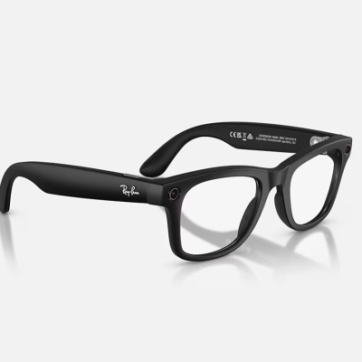 Ray-Ban Meta Wayfarer Gen 2 High Bridge FIT Matte Black Clear/Grey Transitions 50-22 - Img 5