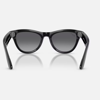 RayBan Meta SKYLER High Bridge Fit - Shinny Black - Graphite Gen2 - Img 4