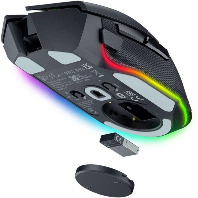 Razer Basilisk V3 35K, wireless, bluetooth, rezolutie maxima 35000 DPI, 11 butoane programabile, autonomie pana la 140h (mod wireless, miscare constanta la 1000Hz), pana la 210h (mod bluetooth), iluminare Razer Chroma™ RGB, senzor Focus Pro 35K Optical - Img 3