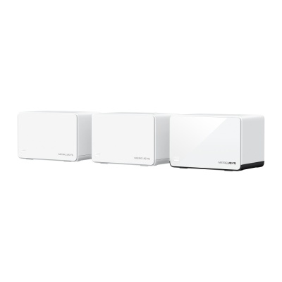 Router Mesh Halo H85X 3-pack, 2402 Mbps on 5 GHz, 574 Mbps on 2.4 GHzH85X, protocol mesh 802.11k/v/r, Wi-Fi 6: IEEE 802.11ax/ac/n/a 5 GHz, IEEE 802.11ax/n/b/g 2.4 GHz
