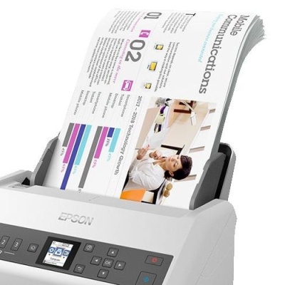 Scanner Epson DS-730N, dimensiune A4, tip sheetfed, viteza scanare: 40 ppm alb-negru si color, rezolutie optica 1200dpi, ADF Single Pass 100 pagini, duplex, Scan to Email, Scan to FTP, Scan to Web folders, Scan to Network folders, software: Epson Device - Img 7
