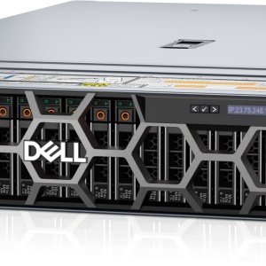 Server Dell PowerEdge R7625 Rack 2x AMD EPYC 9224 2.50GHz, 24C/48T, 64M Cache (200W) DDR5-4800, 2x 32GB RDIMM, 5600MT/s, Dual Rank, 2x 480GB SSD SATA Read Intensive 6Gbps 512e 2.5in Hot-plug AG Drive, 2.5 Chassis with up to 16 SAS4/SATA Drives, Smart