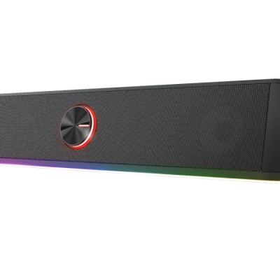 Soundbar Trust GXT 619 Thorne RGB, 12W, USB, negru