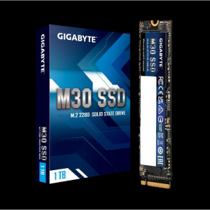 SSD GIGABYTE M30 1 TB, M.2, PCIe 3.0x4, NVMe 1.3, Viteza citire: 3500 MB/s, Viteza scriere: 3000 MB/s.