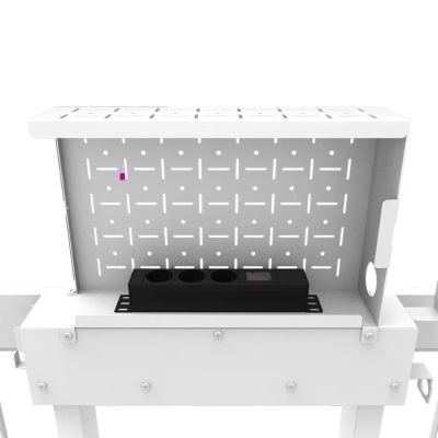 Stand motorizat Neomounts by Newstar WL55-875WH1 100" 110kg VESA 800x600mm, ajustabil pe inaltime 98-163cm, alb - Img 4