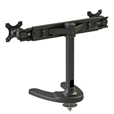Suport dublu monitor de birou Neomounts FPMA-D700DD; pentru display-uri cu diagonale 19"-30", sistem de prindere VESA 75x75~100x100, greutate maxima suportata 8kg - per ecran, full motion, tilt +180°, swivel +180°, rotate +360°; inaltime reglabila manual - Img 3